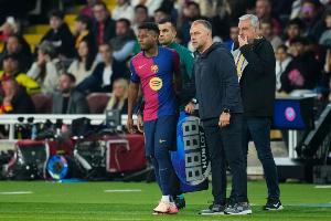 六台记者：弗里克未与法蒂告别，没有祝球员好运